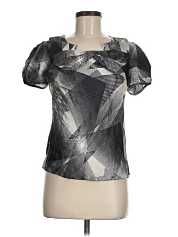Coast Short Sleeve Silk Top (view 1)