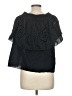 Tibi Black 3/4 Sleeve Blouse Size M - photo 2