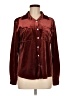 Unbranded 100% Polyester Burgundy Long Sleeve Blouse Size M - photo 1