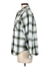 DASH Plaid Teal Long Sleeve Button-Down Shirt Size M - photo 5