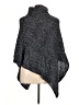 Zadig & Voltaire 100% Acrylic Gray Blue Poncho Size XL (estimated) - photo 2