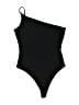 Leith Solid Black One Piece Swimsuit Size S - photo 1