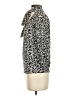 Carole Little Animal Print Ivory 3/4 Sleeve Blouse Size S - photo 5