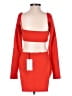 Atoir Solid Orange Red Cocktail Dress Size 2 - photo 2