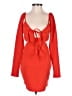 Atoir Solid Orange Red Cocktail Dress Size 2 - photo 1