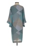 BCBGMAXAZRIA 100% Polyester Argyle Gray Blue Casual Dress Size XXS - photo 2