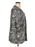 Soirée 100% Rayon Paisley Gray 3/4 Sleeve Blouse Size 1X - photo 4