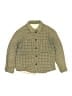 Zara Houndstooth Yellow Long Sleeve Button-Down Shirt Size 9 - 10 - photo 1