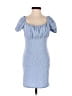 Missguided Blue Casual Dress Size 4 - photo 1