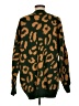 Shein Animal Print Green Cardigan Size M - photo 2