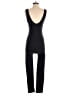 Popular 21 Solid Black Jumpsuit Size M - photo 2