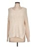Debut 100% Polyester Ivory Pullover Sweater Size L - photo 1