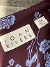 Joan Rivers 100% Polyester Floral Blue Long Sleeve Blouse Size 18w - photo 7