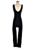 Popular 21 Solid Black Jumpsuit Size M - photo 2