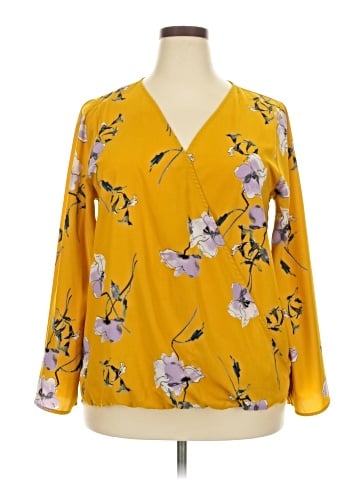 Gibson Latimer Long Sleeve Blouse (view 1)