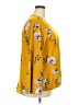 Gibson Latimer 100% Polyester Yellow Long Sleeve Blouse Size 2X - photo 4