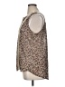 Ember 100% Polyester Tan Sleeveless Blouse Size XL - photo 5