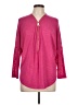 Alfani Pink Long Sleeve Blouse Size L (petite) - photo 1