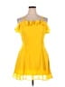 Assorted Brands 100% Polyester Yellow Cocktail Dress Size XL - photo 1