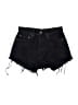 Levi's Black Blue Denim Shorts Size 10 (estimated) - photo 1
