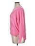 Unbranded 100% Polyester Solid Pink Pullover Sweater Size 0X - photo 5