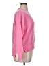 Unbranded 100% Polyester Solid Pink Pullover Sweater Size 0X - photo 4