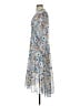 Joie 100% Polyester Floral Blue Casual Dress Size S - photo 5