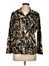 JM Collection Print Gold Blazer Size L - photo 1