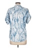 Unbranded 100% Polyester Blue Short Sleeve Blouse Size M - photo 2