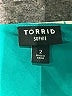 Torrid 100% Polyester Teal Sleeveless Blouse Size 2X Plus (2) - photo 7