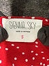 Sienna Sky Hearts Red Jumpsuit Size S - photo 4