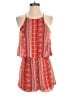 Ella Blue Paisley Red Orange Romper Size S - photo 1