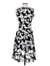 Verty 100% Rayon Floral Black Cocktail Dress Size S - photo 2