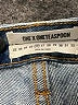 ONETEASPOON 100% Cotton Hearts Blue Jeans Size 26 waist - photo 6