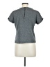 Paraphrase 100% Cotton Gray Short Sleeve Top Size M - photo 2