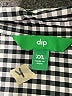 dip 100% Cotton Checkered-gingham Black Long Sleeve Button-Down Shirt Size XXL - photo 6