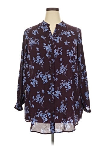 Joan Rivers Long Sleeve Blouse (view 1)