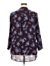 Joan Rivers 100% Polyester Floral Blue Long Sleeve Blouse Size 18w - photo 2