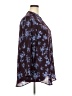 Joan Rivers 100% Polyester Floral Blue Long Sleeve Blouse Size 18w - photo 4