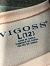 Vigoss Ivory Pink Long Sleeve T-Shirt Size 12 - photo 3