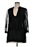 MM Couture 100% Polyester Black 3/4 Sleeve Blouse Size M - photo 1