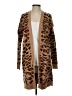Splendid Animal Print Brown Cardigan Size XS - photo 1