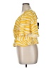11. Honore 100% Rayon Yellow Short Sleeve Blouse Size 16 - photo 5
