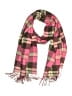 Unbranded Plaid Pink Red Scarf One size - photo 1