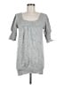 BCBGMAXAZRIA Gray 3/4 Sleeve Top Size M - photo 1