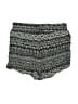 Miss Attitude 100% Rayon Chevron-herringbone Black Shorts Size 7 - photo 2