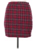 Forever 21 Plaid Red Casual Skirt Size M - photo 2