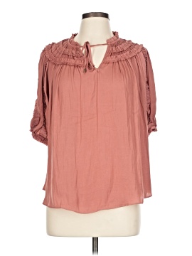 Maison D' Amelie 3/4 Sleeve Blouse