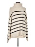 Primark Stripes Ivory Turtleneck Sweater Size M - photo 1