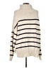 Primark Stripes Ivory Turtleneck Sweater Size M - photo 2